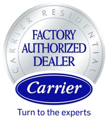 Carrier Factory Authorized Dealer Logo.