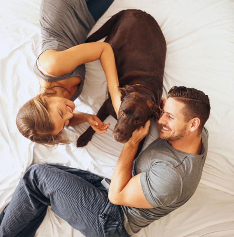 Couple With Dog